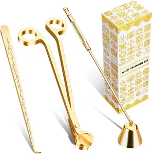 Candle Wick Trimmer Stainless Steel | Candle Care Kit Wick Cutter for Long Burning Clean Flame | Candle Accessories Gift for Candle Lovers