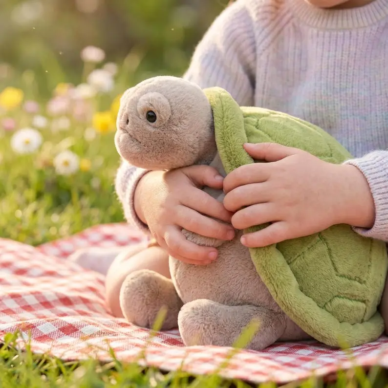 Jellycat Timmy Turtle Plush, Cute Sea Ocean Animal Gift for Kids and Toddlers, Soft Green Turtle Stuffed Animal, Unique gift, Comforting bedtime companion