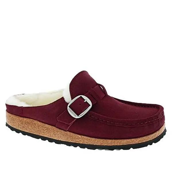 Birkenstock Buckley Leather Shearling Clog