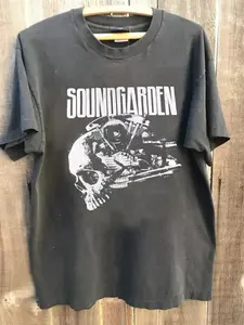 Soundgarden Rock Band Basic Style Charcoal Unisex Tshirt Men Women S-5XL