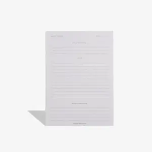 Daily Focus Notepad
