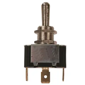 212 MAIN Sierra International TG22040 Nickel-Plated SPDT Toggle Switch - 25A Capacity, Momentary On-Off-Momentary On Function