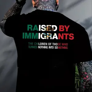 Raised By Immigrants Shirt, Mexican American Pride Shirt, Immigrant Rights Shirt, Social Justice Shirt, Equal Rights
