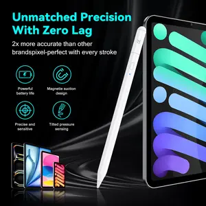 Third Generation iPad Touch Pen, Compatible with 2018-2026 Ipads, Fast Charging, Anti-Mistouch, Ideal for Drawing, Work, Entertainment
