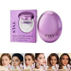 Air Cushion Foundation - Long-Lasting Matte, Conceal Flaws, 6 Shades Flawless Base