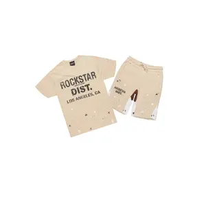 Scottie Beige Painter T-Shirt/Short Set