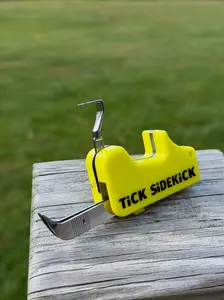 TiCK SiDEKiCK - Compact Lightweight Tick Remover with Built-in Flashlight & Multi-Tool Design for Humans & Pets