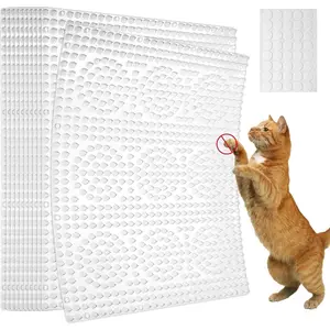 12 Pack Spiked Scat Mat for Cats Indoor Outdoor Cat Repellent Deterrent Keep Cats Off Countertop