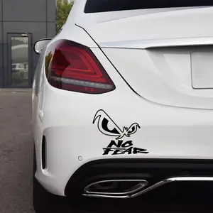 G139 20X16CM Die-Cut Vinyl Decal Eye No Fear Car Sticker Waterproof Auto Decors on Car Body Bumper Rear Window