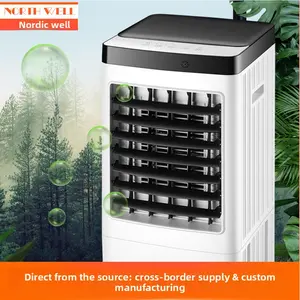 Remote-controlled air conditioning fan for home use, small refrigeration unit, water-cooled air conditioner, portable cooling fan, electric fan