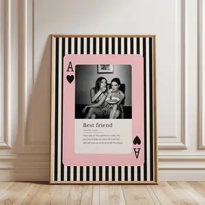 Funny Best Friend Quote Poster - (Unframe)