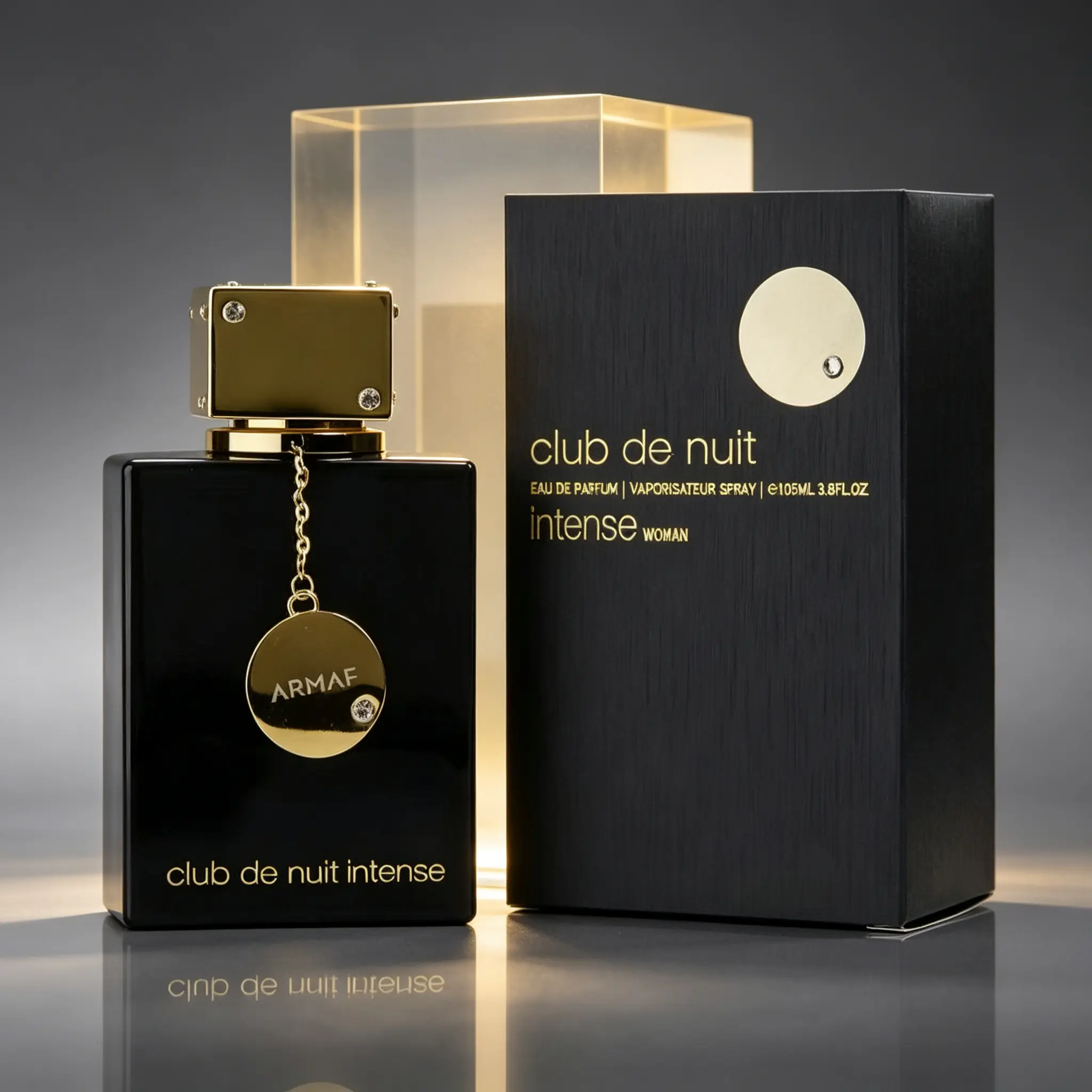 Armaf Club De Nuit Intense Women's Eau De Parfum (EDP) Regular Edition - 105ML Spray, Elegant Luxury Long-Lasting Floral-Spicy-Woody Fragrance with Rose, Oud, Musk, Alcohol-Based Biodegradable Non-Toxic Liquid, for Adults, 24-Month Shelf Life, Single Item