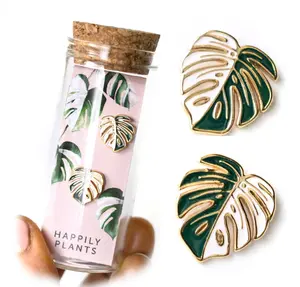 Variegated Monstera Albo Earrings