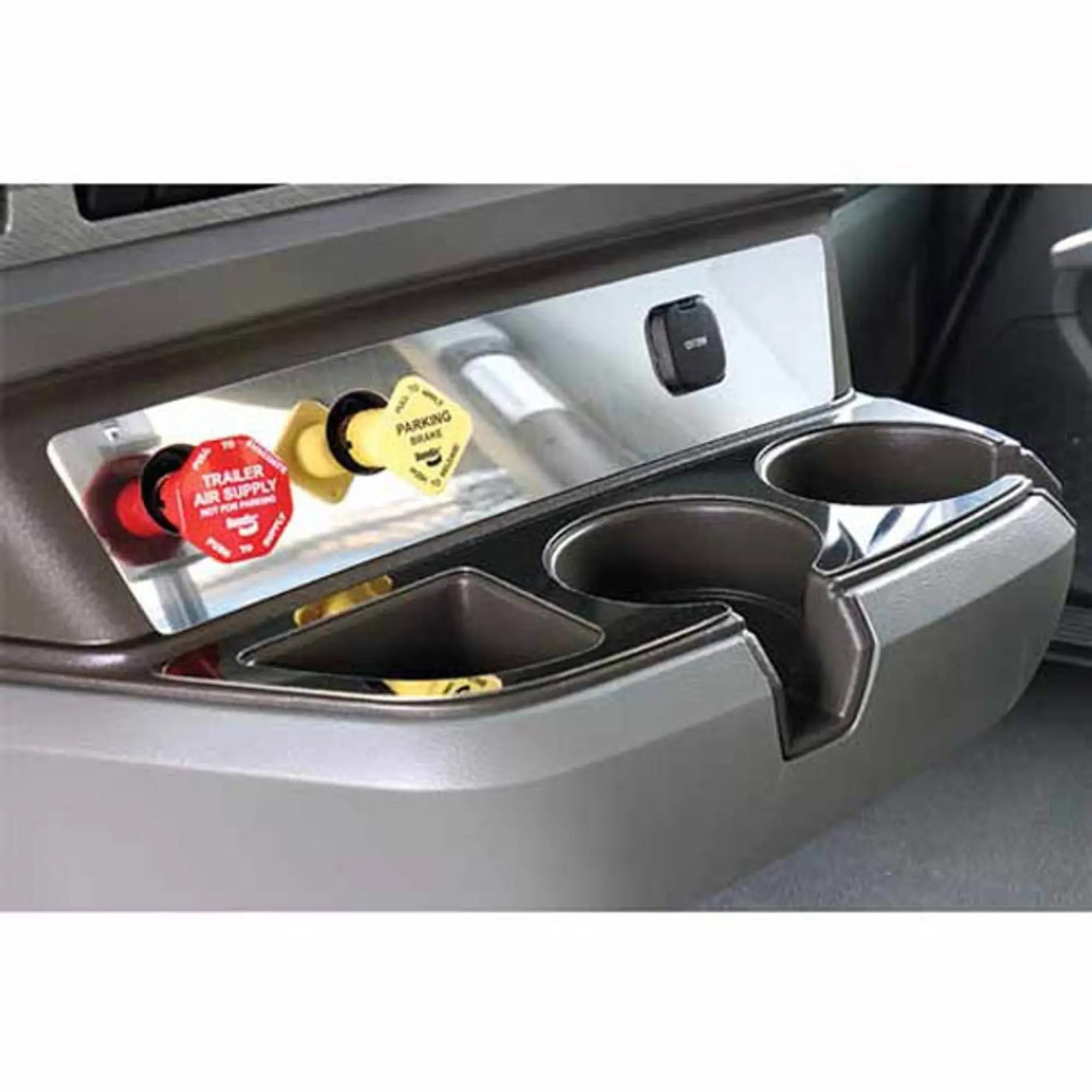 RoadWorks Auto Accessories - Kenworth T680/880 Console Top & Cupholder Trim, Part Number 43906