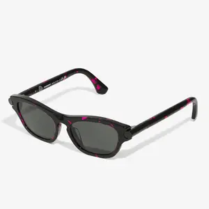 BURBERRY 55 MAN Irregular Acetate Sunglasses Bold Everyday Statement Lightweight Comfortable Full-Rim Design Tinted Lenses Unisex Styling