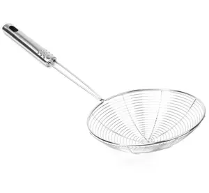 5.7 Inch Dia Wire Stainless Steel Ladle Mesh Colander