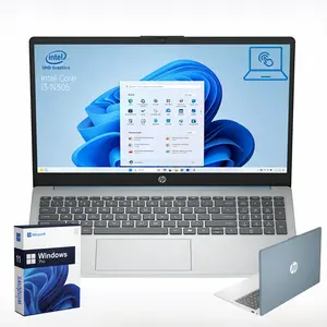 HP 15.6” FHD Touch Laptop | 8/16GB RAM | 256GB-1TB SSD | Intel 8-Core | Win11 Pro | Copilot AI | 9Hr Battery | Wi-Fi 6 | Fast Charge | Webcam | Moonlight Blue | Business Student Laptop