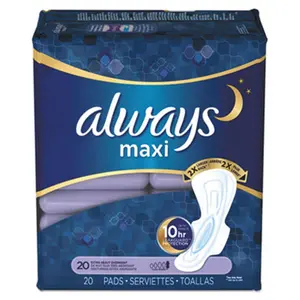 212 MAIN Heavy Overnight Extra Heavy Menstrual Pads, 20 per Pack, Absorbent Sanitary, Long-Lasting Disposable Pads