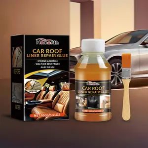 Car Roof Liner Adhesive Glue, Fast-Drying High-Temperature Resistant No-Trace Adhesive, Car Interior Repair Kit, Easy Application, Strong Adhesive, Quick Dry Adhesive
