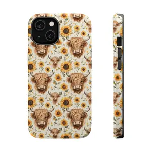 Sunflower Cow Phone Case