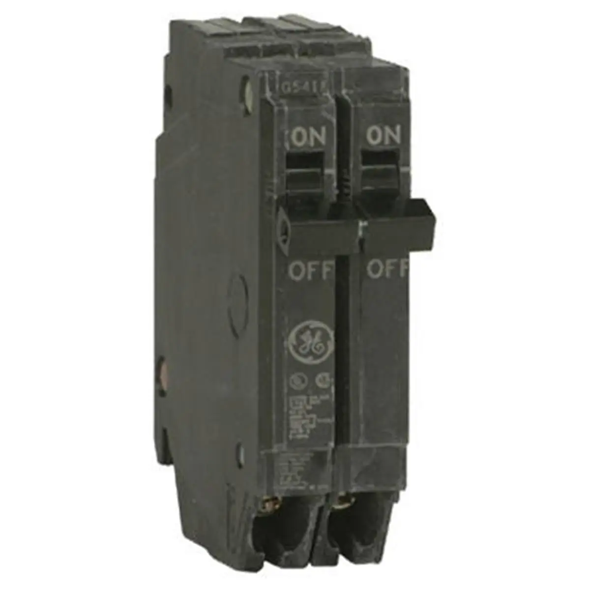 GE Energy THQP215 15A Double Pole Circuit Breaker - 2 Poles, 240V, 0.35 lbs, 3.1x2.6x1 in, for Large Home Appliance Parts & Accessories, Two Poles