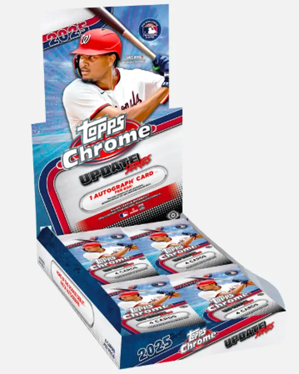Break #1 PYT:2025 Topps Chrome Update - 2x Jumbo Boxes Collectible Trading Cards Sports Cards Packs