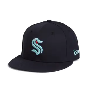 Seattle Kraken Primary New Era 5950 Navy Cap