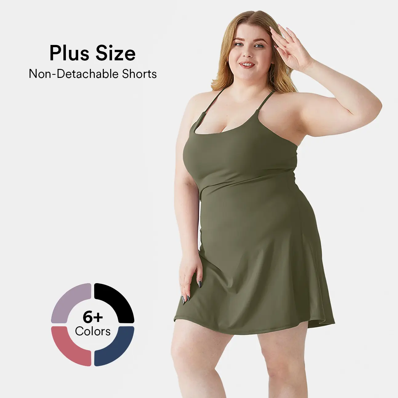 Halara Softlyzero Plush Backless Active Dress