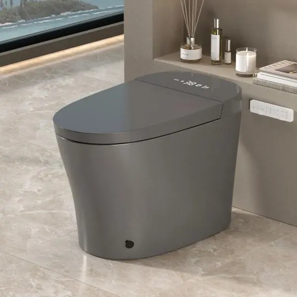 Bellemave  Smart Toilet with Bidet Built in, ADA One-Piece Toilet Auto Open/Close & Flush, Heated Seat, Front & Rear Wash, LED Display, Night Light, 12-inch Rough-in