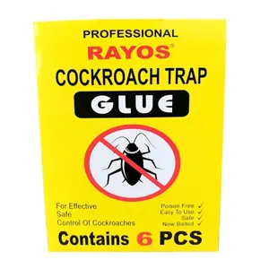 6Pcs/Pack Cockroach Sticker Trap Sticky Cockroach Board