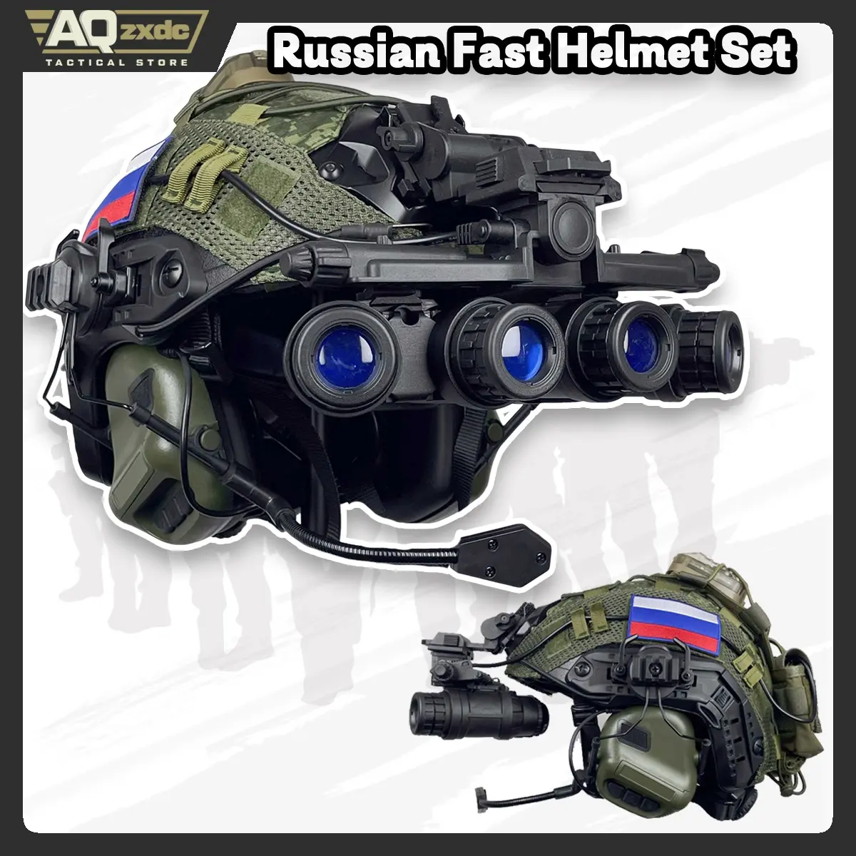 AQzxdc Full-Fast Tactical Helmet Set - Tactical Gear for Wargaming, Women's Protective Accessories for Sports & Outdoor Use
