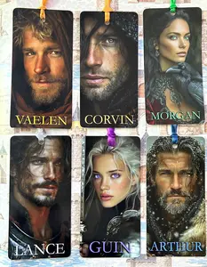 3 x 6 Character Bookmark with Ribbon Tassel: Double-Sided!