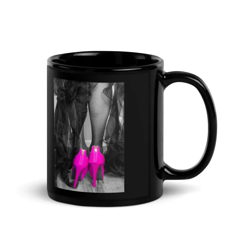 Magenta High Heels Ceramic Mug