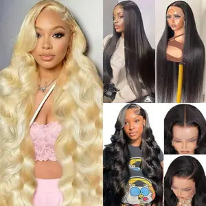 [Combo sale 26"&22"&22"]  get 3 wig' 13x4 613 Hair Lace Front Wigs Human Hair Hair Pre Plucked HD Transparent Lace Frontal Human Hair Wigs 180% Density