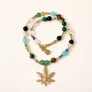 Mary colors necklace handmade