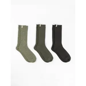 Plush Lounge Calf Sock 3-Pack