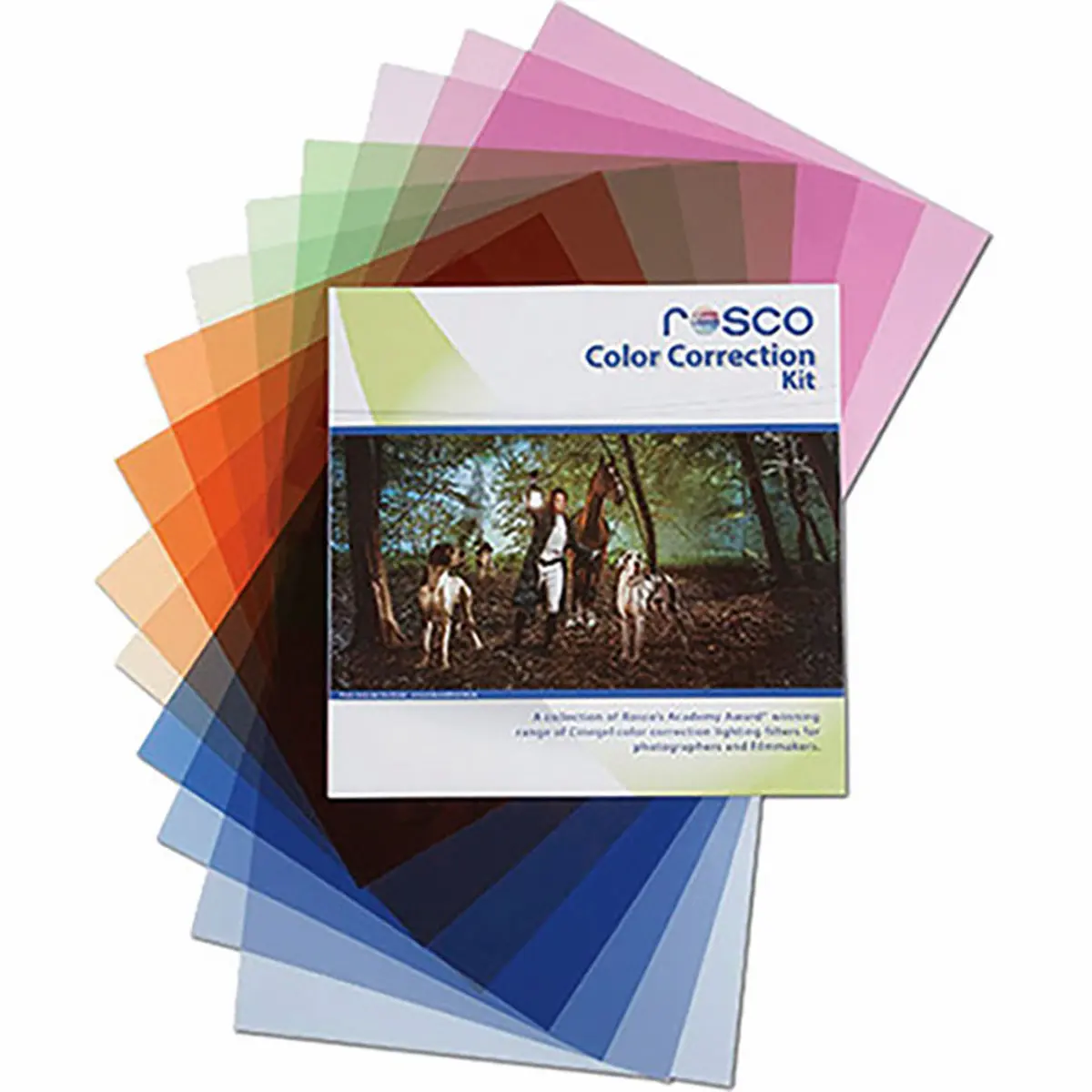 Rosco Color Correction Filter Kit for Photographers and Filmmakers, 12x12"