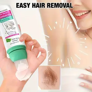 Rozino Ultra-Clean 5-Minute Hair Removal Cream with Aloe Vera for Gentle Body Care Wax Soothing Easy Hair Removal Solution
