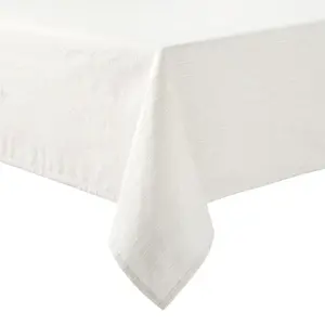 Martha Stewart Honeycomb Modern Farmhouse Tablecloth, Beige, 60"x120"