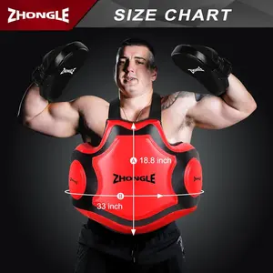 HEAVY HITTER BOXING PROTECTOR | Full-Body Defense for MMA, Boxing & Kickboxing | Ultra-Lightweight Armor️ | Impact-Absorbing Pads  | Pro-Level Safety Standard