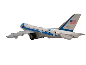 7" Turbo Jet Air Force Color Toy Model Vehicle with Pull Back Action and Openable Fuselage Doors