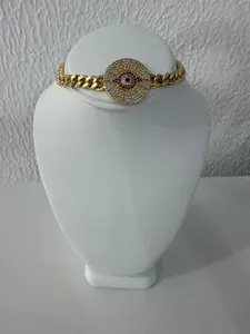 Xuping Jewelry 14k Laminated Gold Eye Bracelet with Elegant Design and Versatile Appeal for Casual and Formal Wear