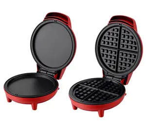 Courant Personal Griddle and Waffle Maker - Bre akfast Bundle