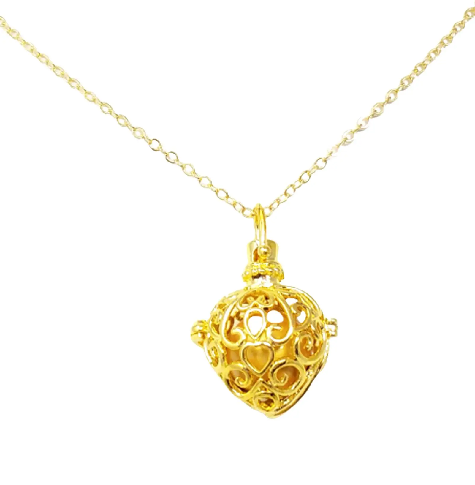 Aromatherapy Essential Oil Diffuser and Chime Necklace