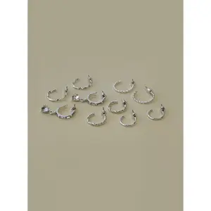 Delfine Earring Pack Silver