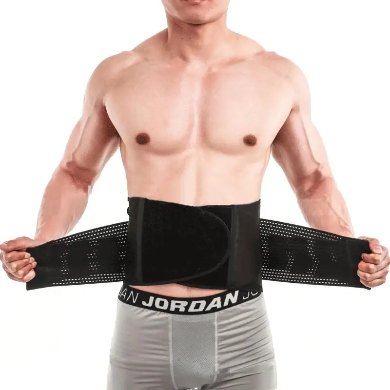LHU  Lumbar Support Belt / Back Support Belt --Breathable Lumbar Support Belt | Adjustable Lower Back Brace for Workout, Lifting & Daily Support Weightlifting Belt