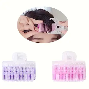 Self-Adhesive Hair Rollers for Perfect Bangs and Curls - Easy to Use Hair Curling Tool, Heatless Curler for Girls and Women, Heatless Styling Tools