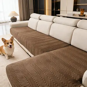 Classic Fashion Checkered Sofa Cushion, Anti-Slip, Wrinkle Resistant, Skin-Friendly, Universal Fit, All Seasons Use