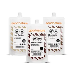 200g Pre-Feed Paste Bag - Non-Toxic Humane Lure for Indoor & Outdoor Rat, Mouse & Stoat Traps - Pest Control Product | Available in 3 Flavors