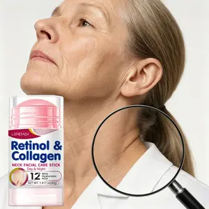 Retinol & Collagen Neck & Face Care Stick, Moisturizing Neck Care Stick, Firming and Delicate Skin, Enhancing Vitality, for All Skin Types